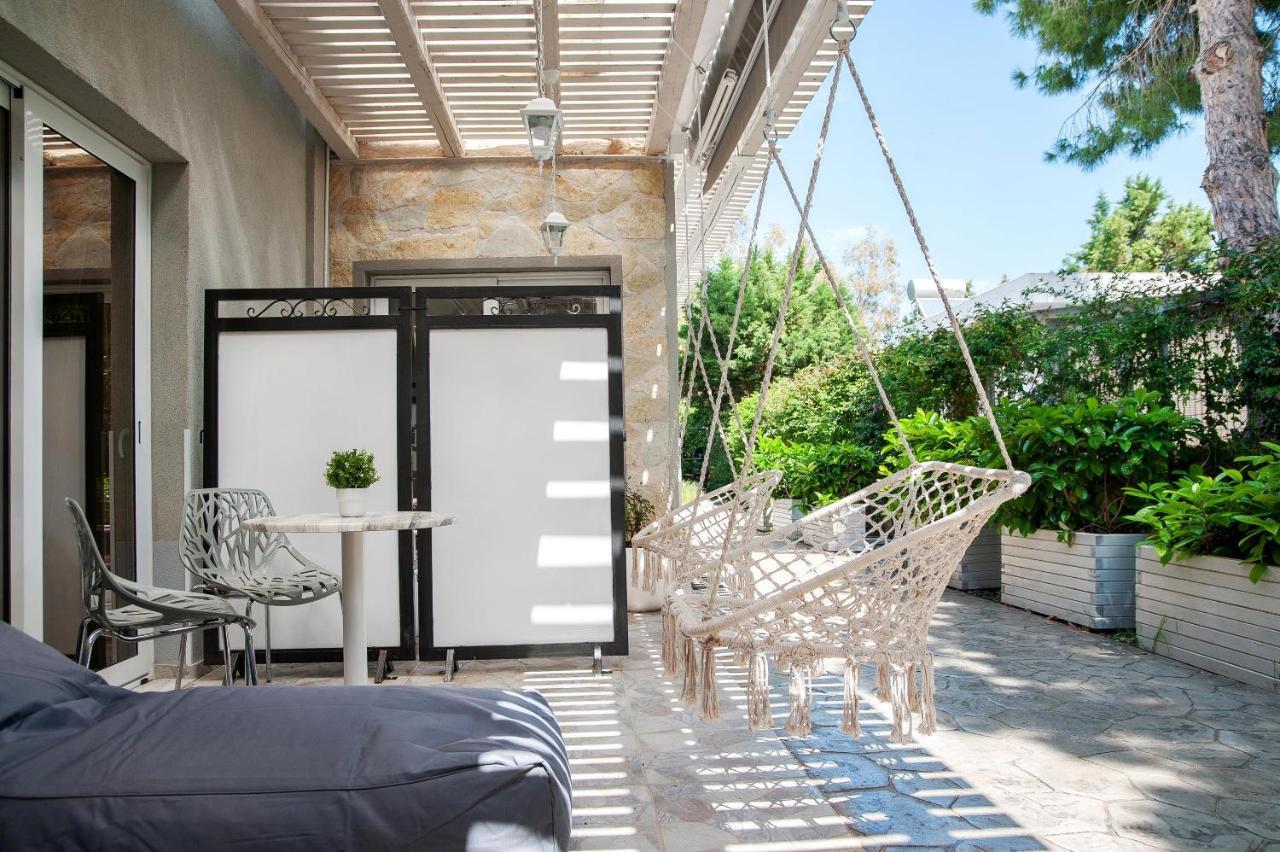 Alekos Luxury Suites Free 24H Transportation From - To Airport Artemida  Eksteriør billede